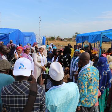 Terraced and replanted slopes at the Thiès restoration site